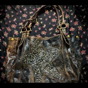 Genuine Frye Deborah distresses Star Satchel✨